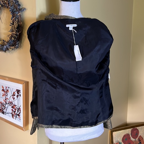JAMES PERSE size 1 Small MOSS JACKET Jacquard Blazer Festive Holiday $225 NEW - Picture 8 of 16